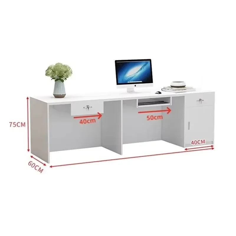 Mostrador de oficina Mostradores de recepción Decoraciones Belleza Mostradores de recepción modernos Salón de lujo Mostrador Negocio Mobiliario comercial