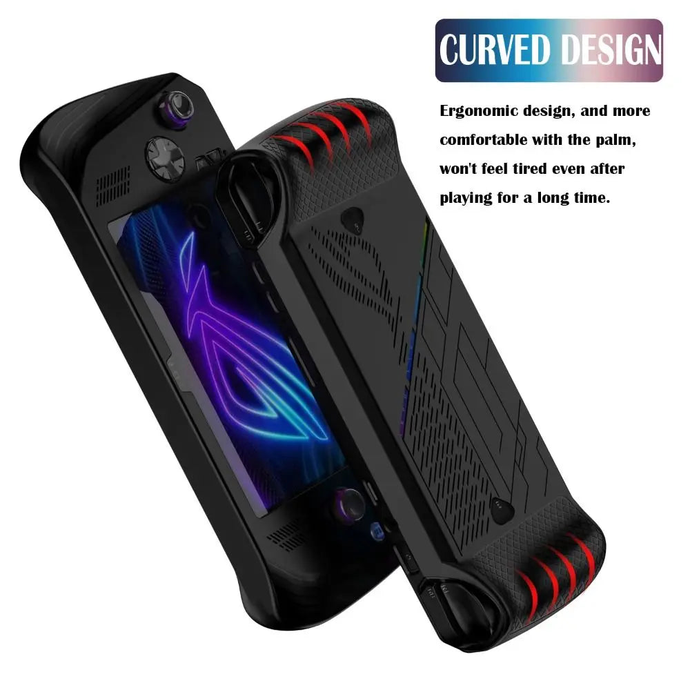 Funda protectora de silicona para consola ASUS ROG Ally X 2024, nueva funda para consola de juegos, antideslizante, suave, accesorios