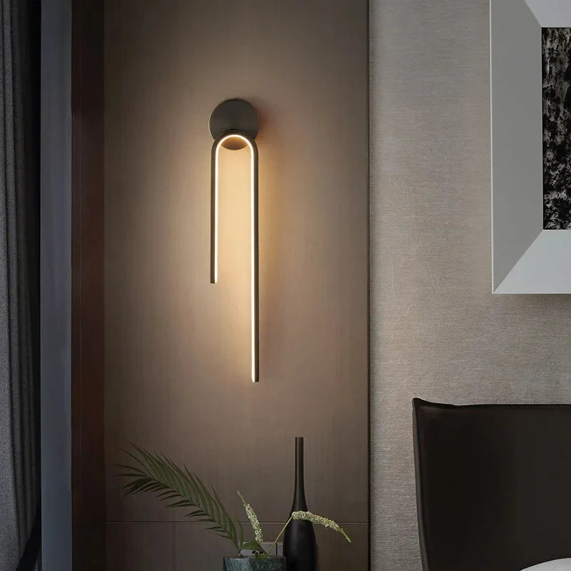 Lámparas de pared LED modernas, iluminación interior para sala de estar, dormitorio, mesita de noche, luz LED, decoración del hogar, apliques de pared
