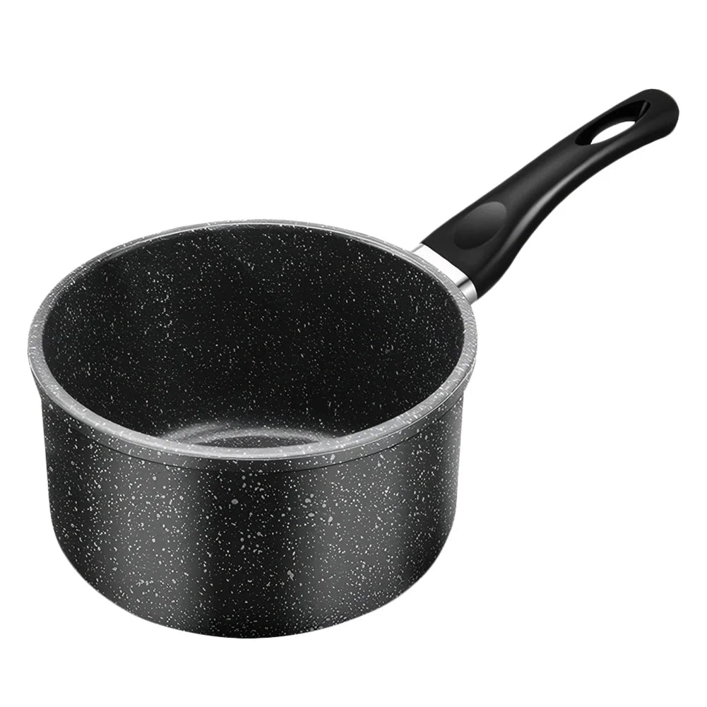 Cacerola antiadherente de 16/18/20 cm, apta para inducción, para cocinar espaguetis, calentar leche y hervir sopa.