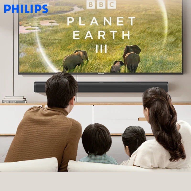 Barra de sonido PHILIPS TAB4010 Efecto de sonido de cine en casa 2.0 Efecto de sonido estéreo, utilizado para altavoces de TV y sistemas de audio de computadora
