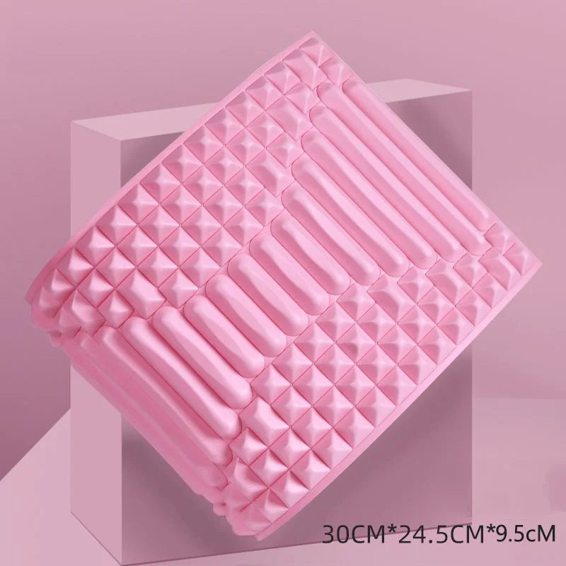 Almohada de estiramiento de espalda, soporte lumbar para cuello, masajeador para cuello, cintura, espalda, hernia discal, alivio del dolor, herramientas de masaje y relajación.