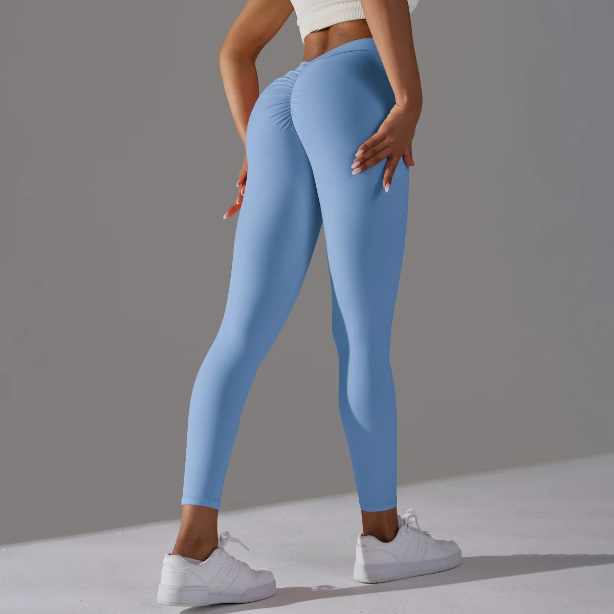 Women Seamless Solid Leggings Knitted High Waist Sports Leggings Fashion Hip Lifting Running Yoga Sport Gym Tights Pantalones