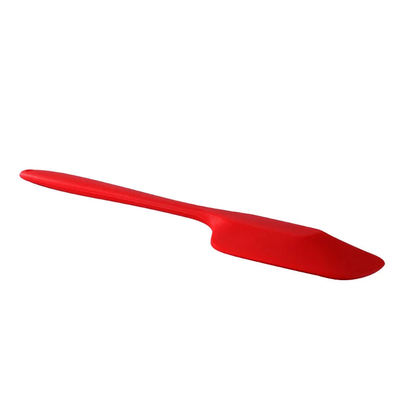 Raspador de silicona grande de 28 cm, paquete completo, pala en T de silicona integrada, herramienta para hornear, pala para remover mantequilla, cuchara raspadora