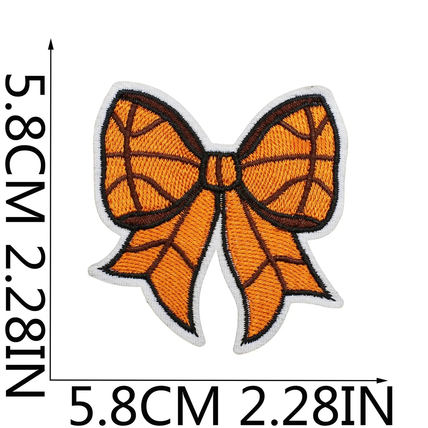 Emblema de baloncesto deportivo, accesorios de ropa, insignia, pegatina bordada, parches termoadhesivos