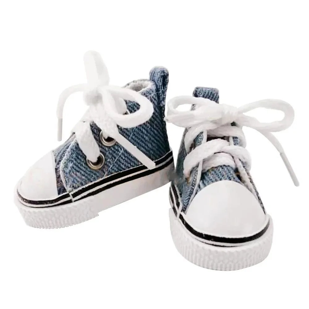 Accesorios para muñecas, juguete para niña, zapatos para muñecas 1/6, zapatillas para muñecas de 5 cm, zapatos para muñecas, zapatos de lona para muñecas, zapatos para muñecas BJD.