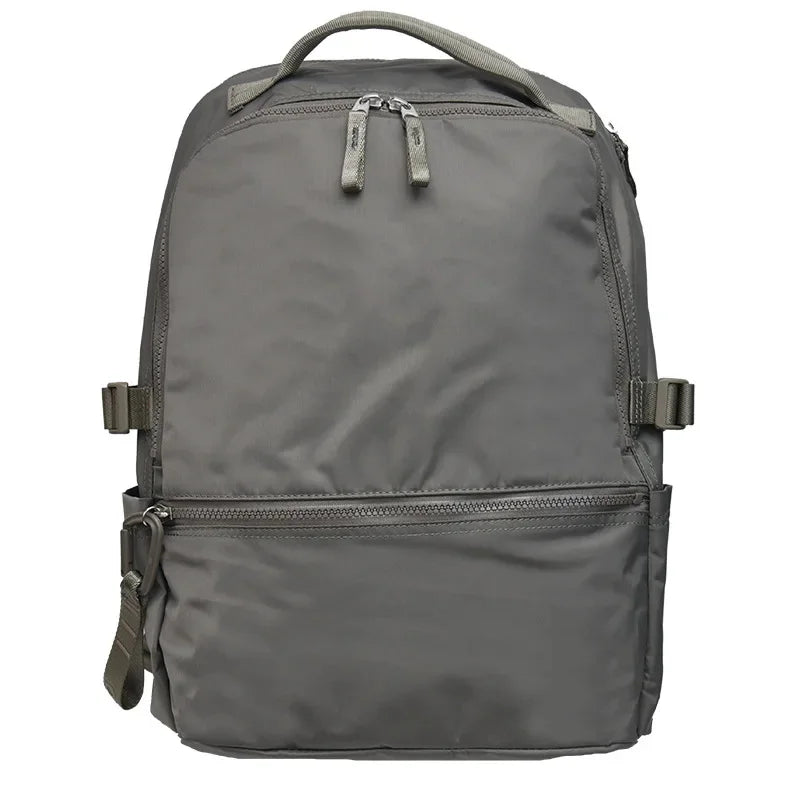 Mochila de viaje para estudiantes de secundaria y preparatoria, multifuncional, con doble hombro, para computadora de negocios, de nailon.