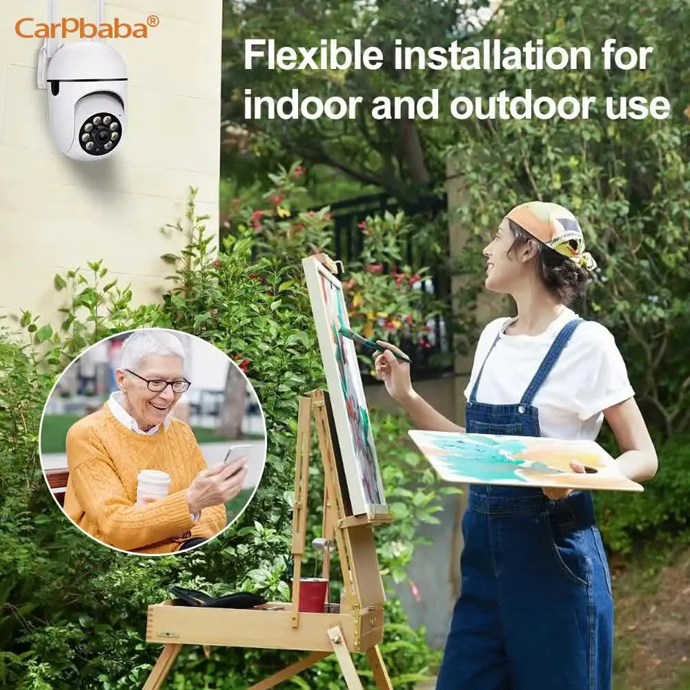 Cámara IP inteligente iCam365 para exteriores, seguridad para el hogar, vigilancia CCTV con WIFI, visión nocturna a color, audio bidireccional HD inalámbrico 1080P