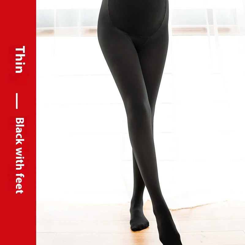 Medias de maternidad de talla grande, ajustables, antienganches, para primavera, otoño y verano, para mujer