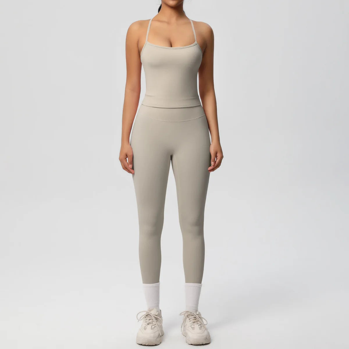 Conjunto de Ropa de Yoga para Mujer, Traje Deportivo, Ropa de Entrenamiento, Chaleco Deportivo sin Mangas, Conjunto de Gimnasio, Mono de Entrenamiento, Ropa Interior Deportiva, Ropa Deportiva