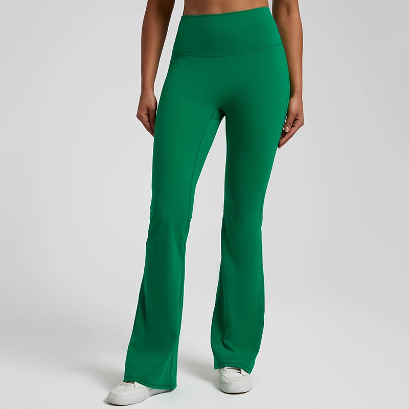Buttery Soft High Waist Flare Leggings No Front Seam Workout Yoga Flared Pants Full Length Gym Sport Leggings Women Tights