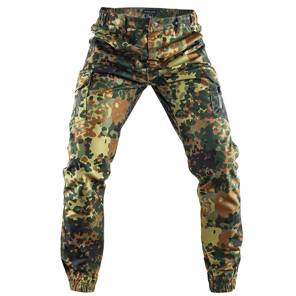 Pantalones de chándal tácticos Mege con camuflaje para exteriores, pantalones cargo antidesgarro, ropa de trabajo, pantalones de senderismo, ropa de calle para hombre