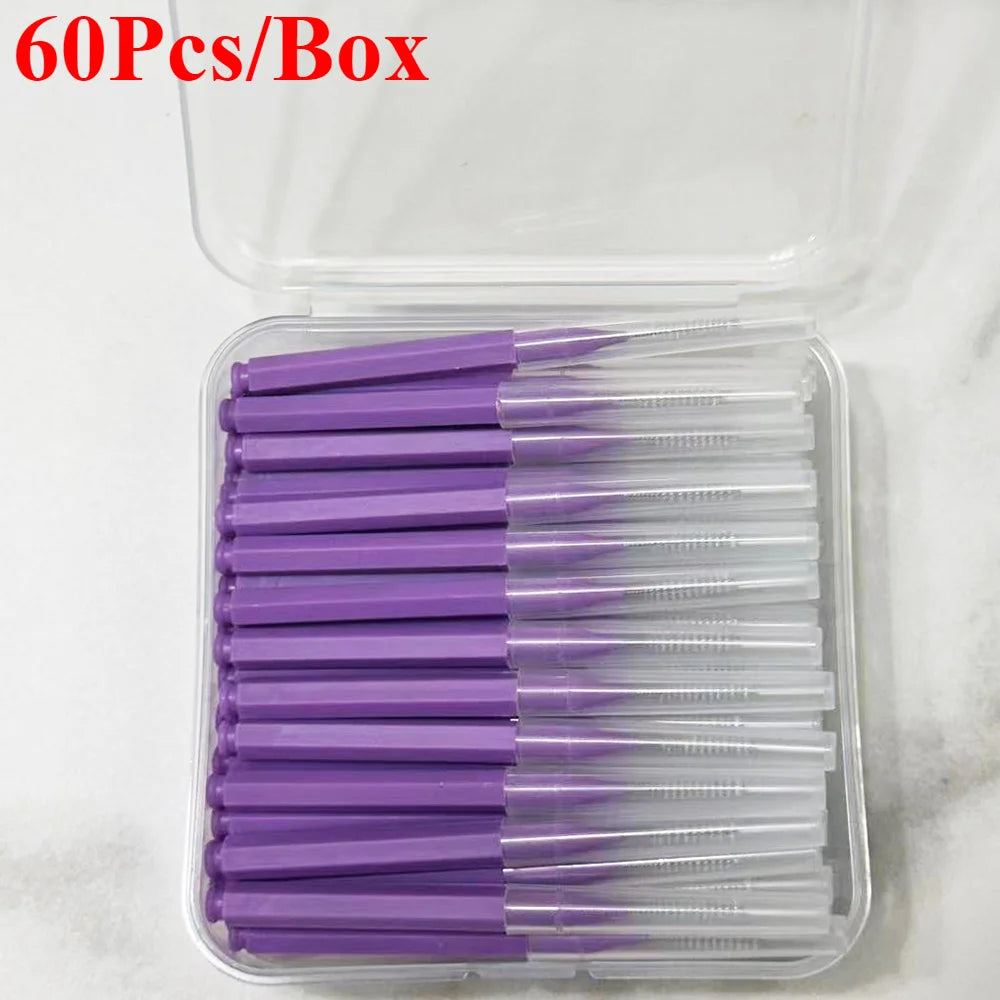 Cepillos interdentales Escova para el cuidado de la salud dental, 30, 60 y 120 unidades, limpiadores interdentales, cepillos dentales de ortodoncia, herramienta de higiene bucal.