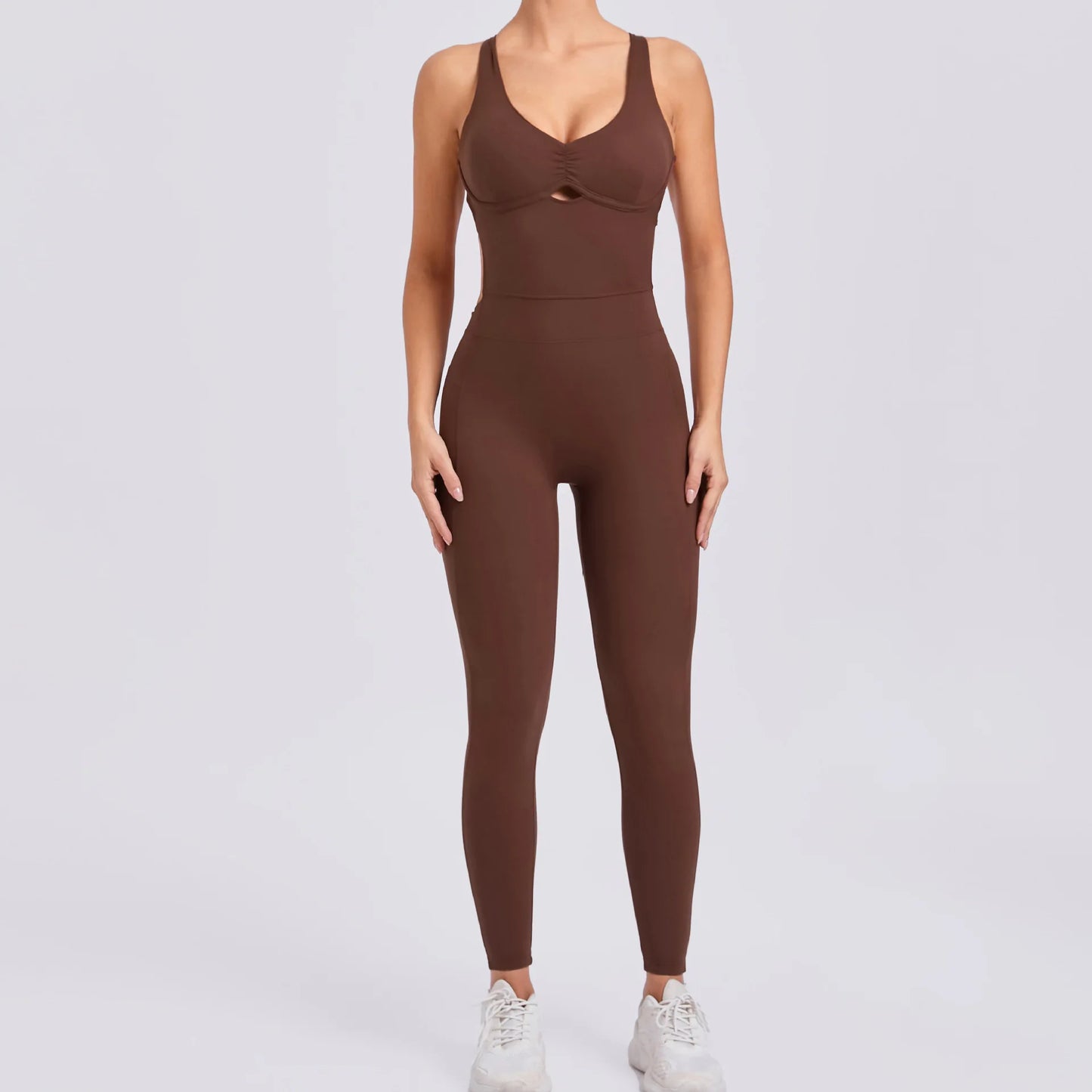 Conjunto de Yoga, Traje de una Pieza para Mujer, Ropa Deportiva Push Up, Ropa de Yoga sin Espalda, Ropa Deportiva Activa, Conjunto de Fitness, Mono de Gimnasio para Mujer.