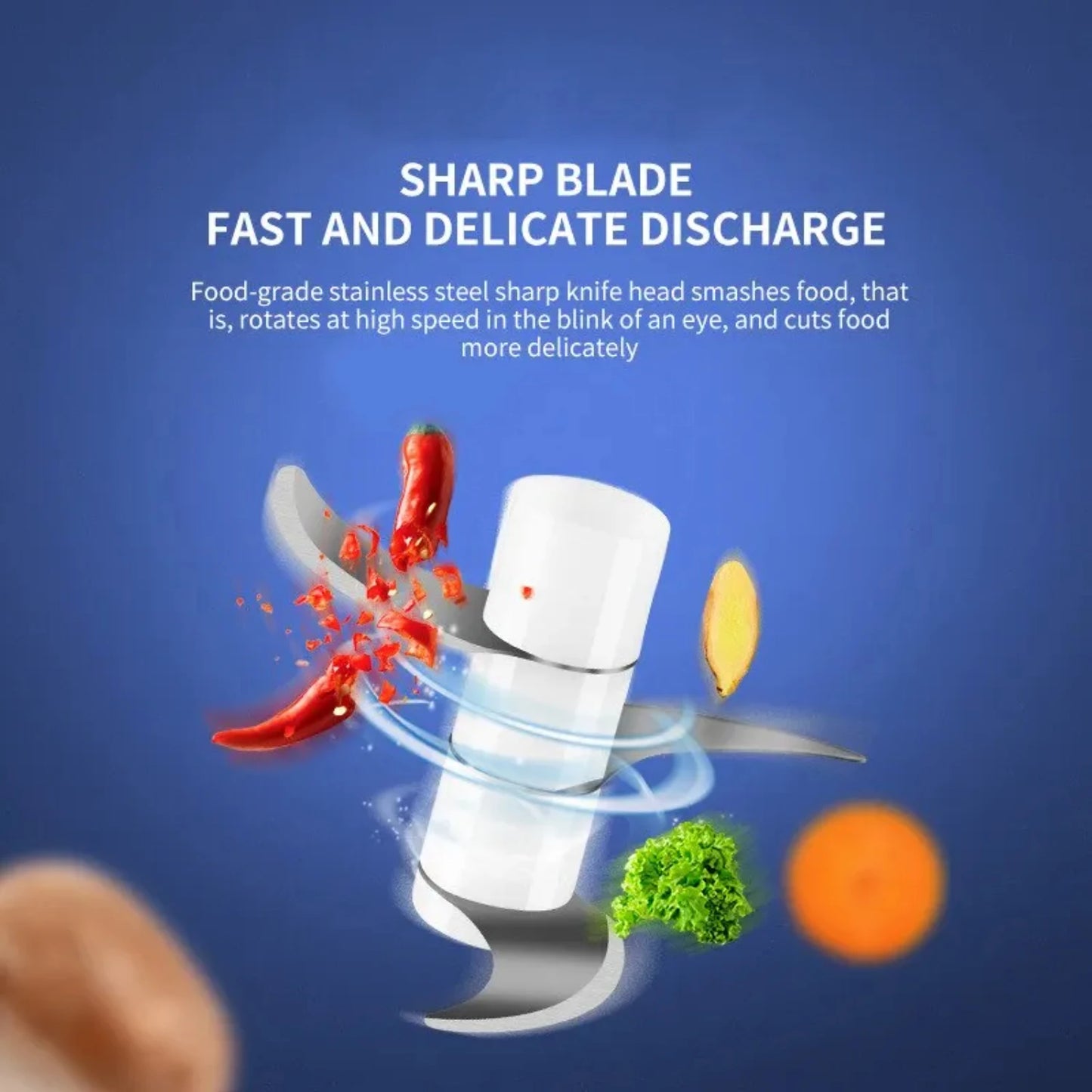 Máquina de cocina multifuncional, picadora de carne automática para el hogar, alimentos complementarios para bebés, removedor de ajo picado, cortador de carne.