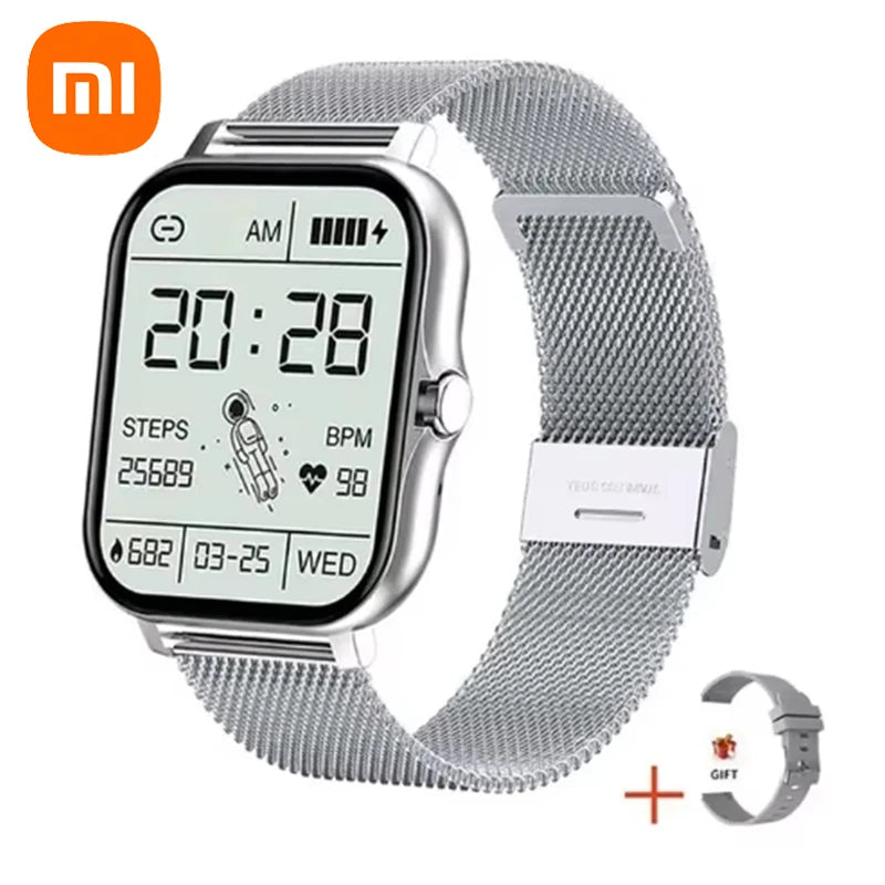 Reloj inteligente Xiaomi con pantalla HD de 1,44 pulgadas, respuesta a llamadas, vista previa de mensajes, modos deportivos, esfera personalizada, pronóstico del tiempo para hombres y mujeres (2025)