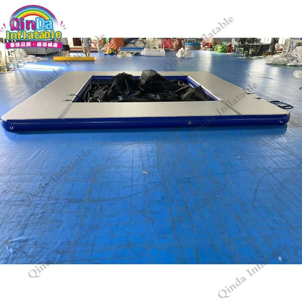 Piscina inflable flotante para yate, popular piscina inflable de mar en venta