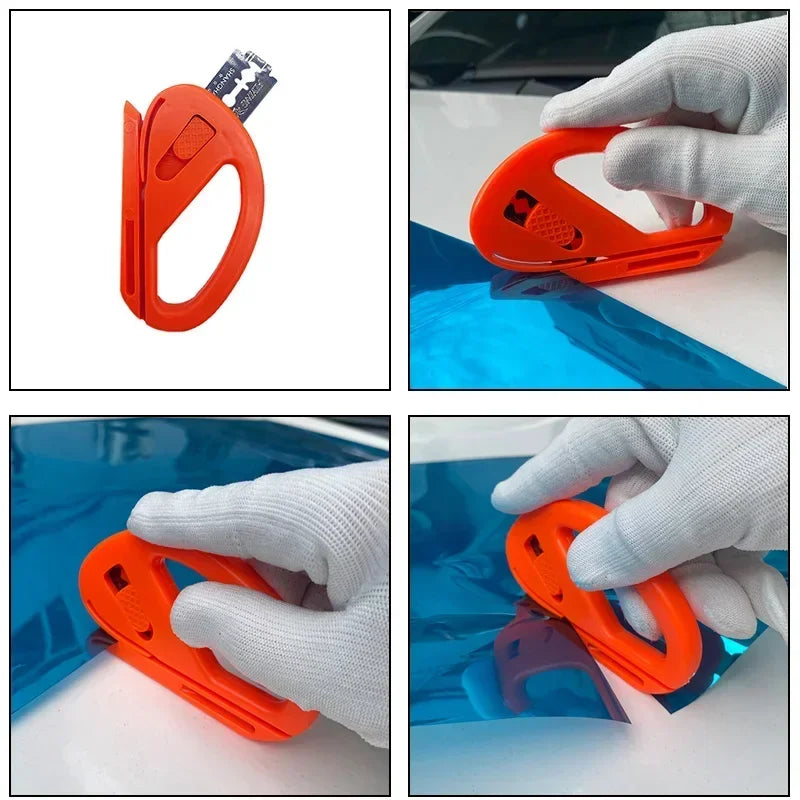 Kit de herramientas para envolver películas de automóviles, raspador, escobilla de goma, herramienta para envolver vinilo, kit de instalación de calcomanías para vehículos, accesorios para autos