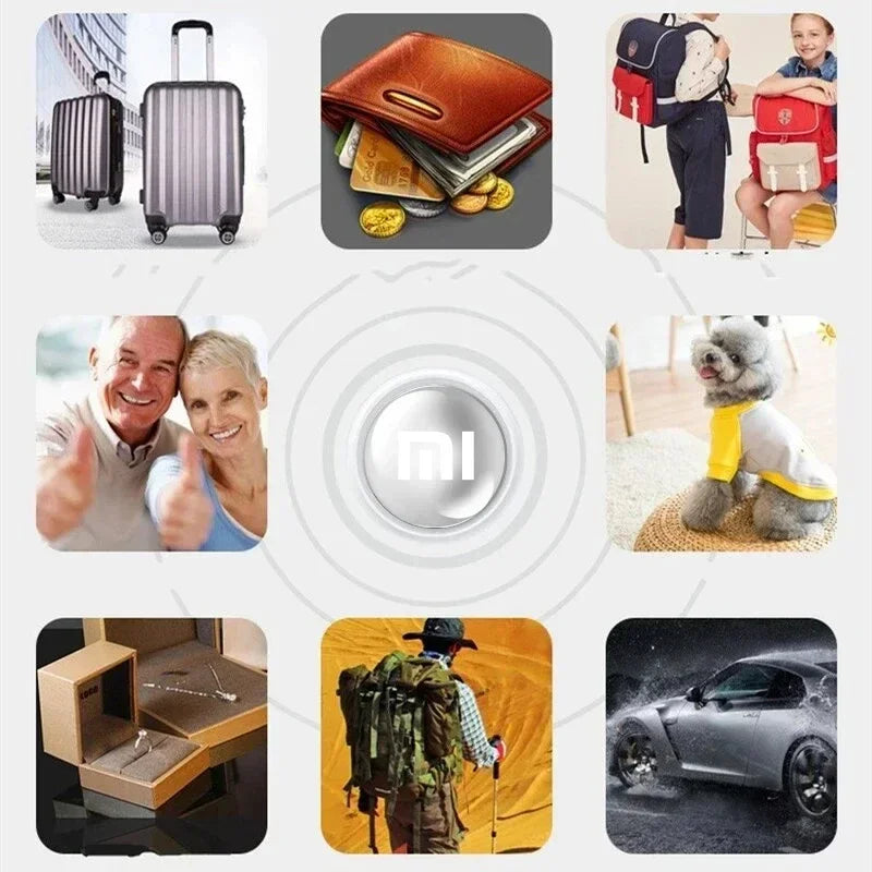 Xiaomi Mini sistema rastreador GPS con aplicación FindMy Air Tag, localizador inteligente con Bluetooth, localizador de niños, bolsa antipérdida, collar para mascotas con rastreador, nuevo