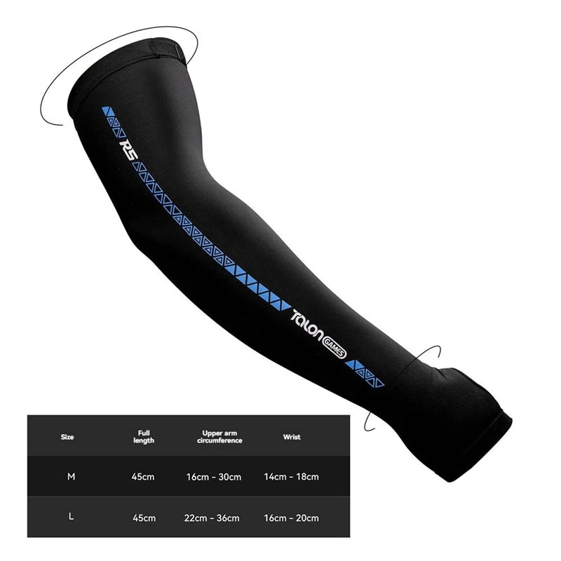 Funda de eSports para gamers: reduce la fricción, absorbe el sudor y ofrece un efecto refrescante con orificios para los pulgares para sesiones de juego prolongadas. M