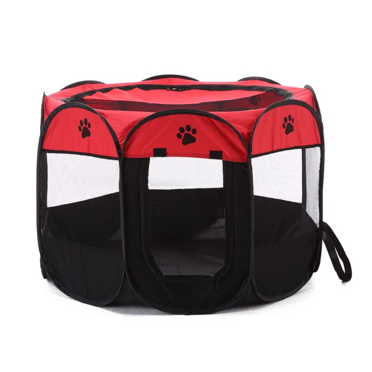 Tienda de campaña portátil y plegable para mascotas, fácil de usar, cerca octogonal, refugio para cachorros, fácil de usar, jaulas grandes para perros y gatos.