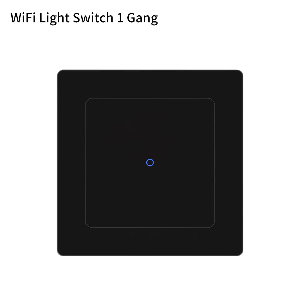 Interruptor de luz inteligente AVATTO Tuya WiFi/Interruptor de cortina con diseño táctil, persianas enrollables motorizadas, compatible con Alexa y Google Home.