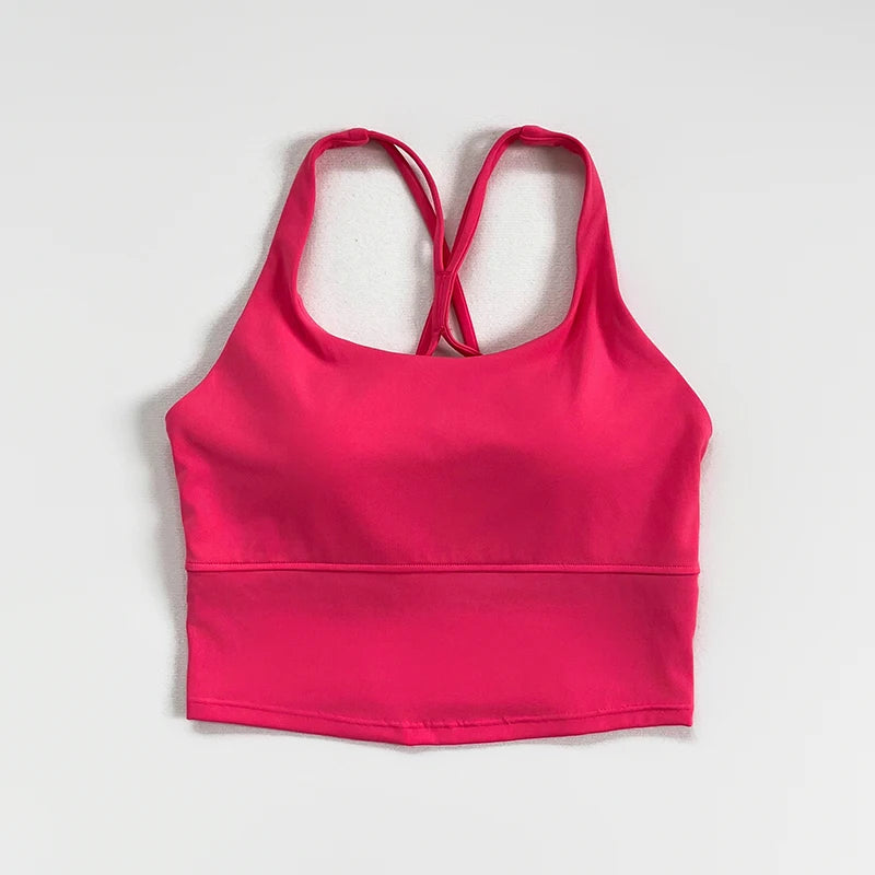 Un sujetador de fitness para yoga, un sujetador de entrenamiento de fitness profesional para mujeres, un sujetador halter de fitness para yoga para mujeres