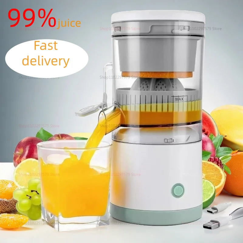 Extractor de jugo portátil, exprimidor automático de frutas para el hogar, exprimidor automático de jugo de naranja y limón, extrusor USB