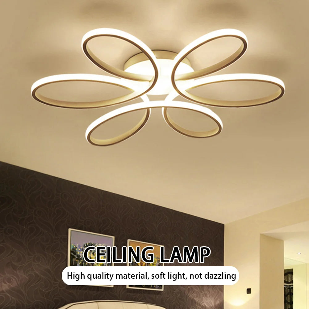Lámpara de techo LED de estilo moderno para pasillo, balcón, dormitorio, sala de estar, hogar, iluminación interior, comedor, oficina, lustre