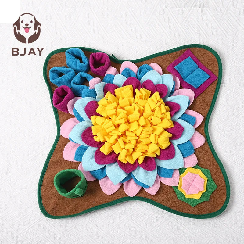 Alfombrilla olfativa para perros, rompecabezas interactivo para combatir el aburrimiento, que fomenta la búsqueda natural de alimento.