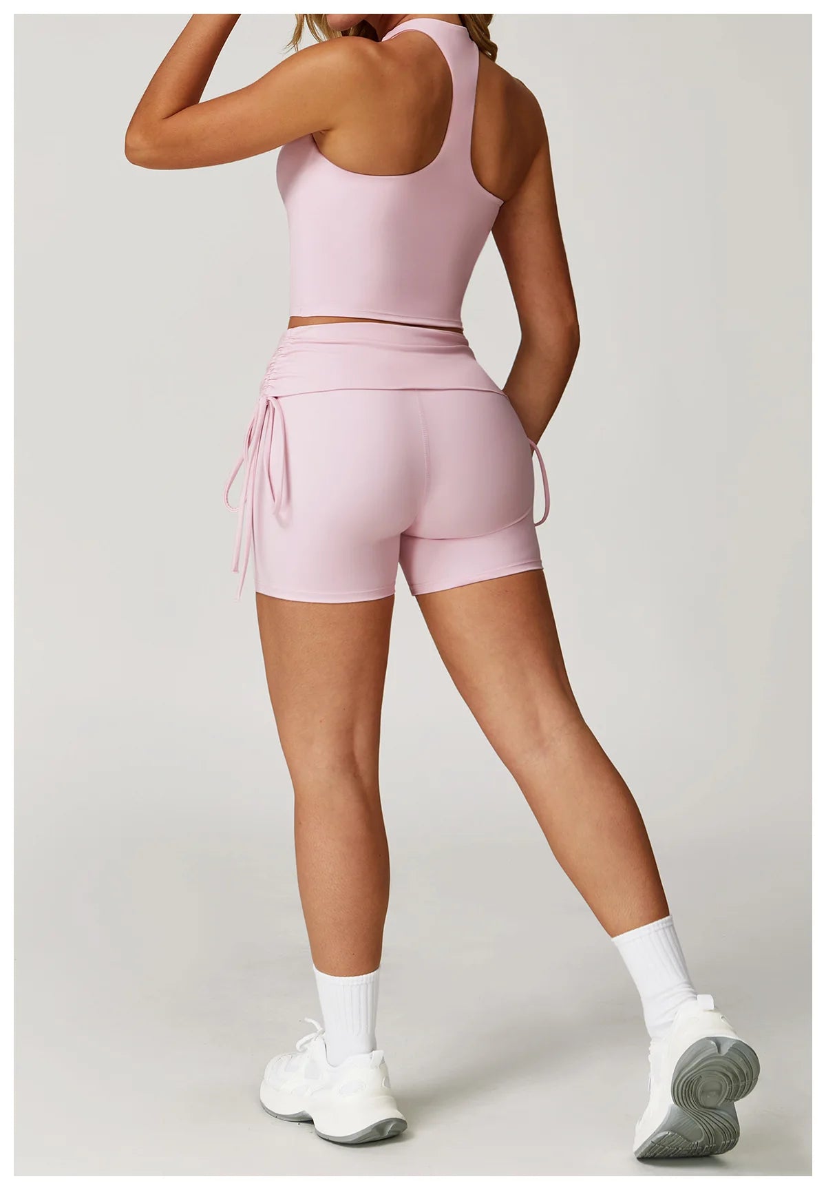 Conjunto de chándal de yoga para mujer, 2 piezas, ropa deportiva para entrenamiento, fitness, gimnasio, leggings de cintura alta, sujetador deportivo, ropa deportiva