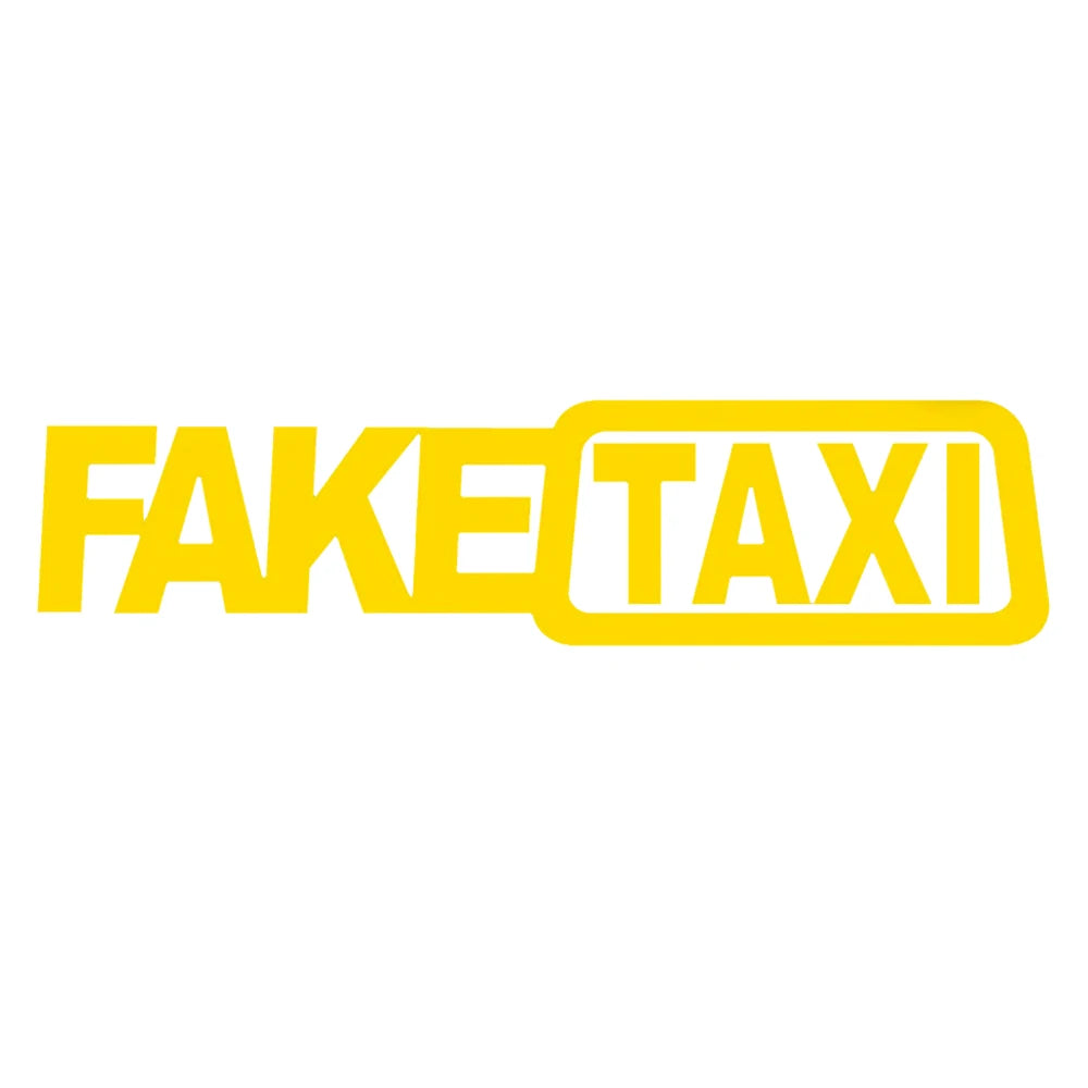 1/2 pegatinas reflectantes para coche, diseño de taxi falso, para VW Golf 4, Ford Focus 3, Toyota Auris, Seat Exeo, BMW E46, Honda.