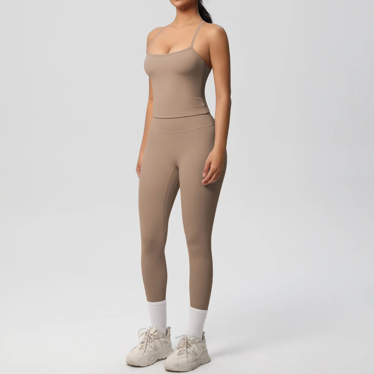 Conjunto de Ropa de Yoga para Mujer, Traje Deportivo, Ropa de Entrenamiento, Chaleco Deportivo sin Mangas, Conjunto de Gimnasio, Mono de Entrenamiento, Ropa Interior Deportiva, Ropa Deportiva