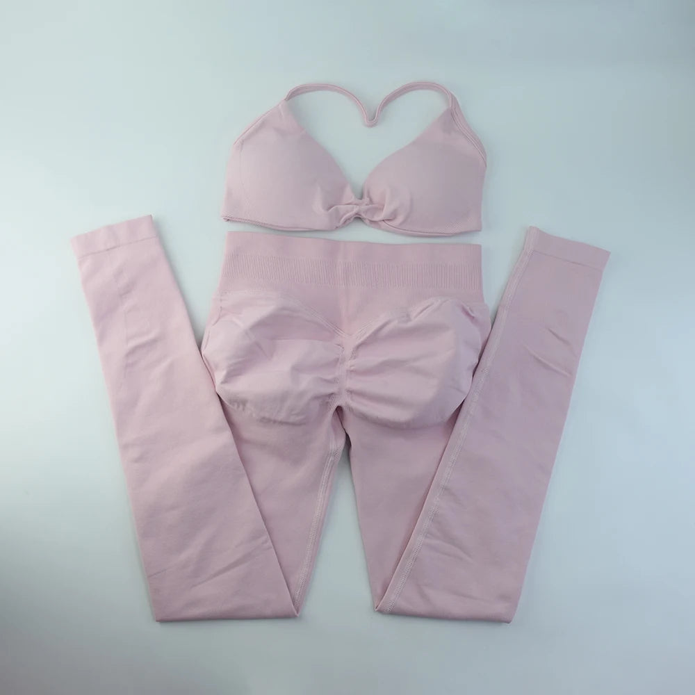 Conjunto de 2 sujetadores de tirantes finos para gimnasio, sin costuras, de alta sujeción, para mujer, deportivos, para entrenamiento, yoga, sin logotipo