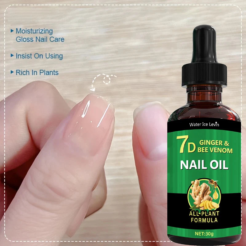 Esencia para el cuidado de uñas 7 Tian Ginger, esmalte para manos y pies: nutrición profunda, hidratación suave y diaria, apto para todo tipo de uñas.