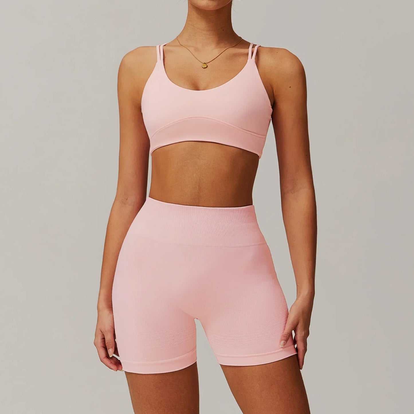 Conjunto deportivo de 2 piezas para mujer, chándal para correr, entrenamiento, con cremallera, pantalones cortos de manga larga, ropa de yoga, ropa deportiva