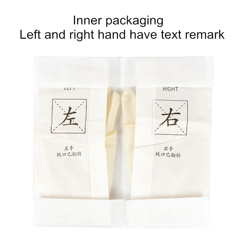 Guantes quirúrgicos desechables de látex, 10 o 20 pares, para hospitales, clínicas, cirugías, procesamiento de alimentos, laboratorios, guantes médicos de goma estériles.