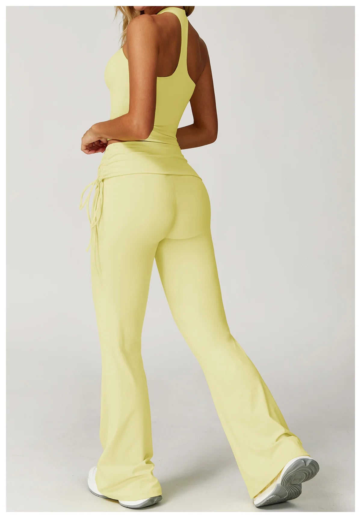 Conjunto de chándal de yoga para mujer, 2 piezas, ropa deportiva para entrenamiento, fitness, gimnasio, leggings de cintura alta, sujetador deportivo, ropa deportiva