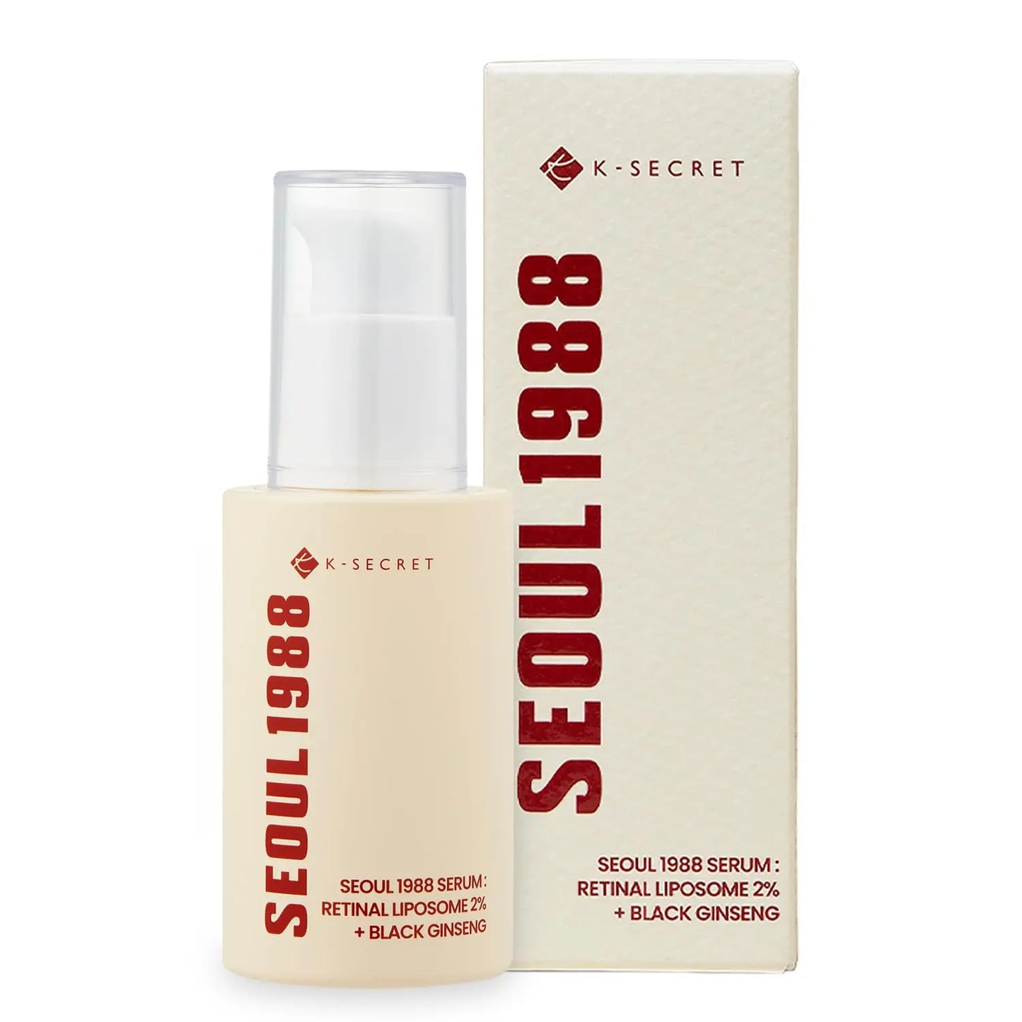 KSECRET SEOUL 1988 Cuidado de la piel, Limpiador espumoso, Crema para ojos, Esencia iluminadora, Antiedad, Hidratante, Mejora la elasticidad de la piel