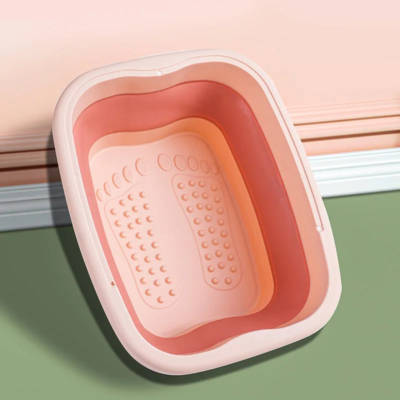 Cubo de masaje para pediluvio, cubo de spa para pediluvio, cubo de remojo doméstico, lavabo plegable, bañera de sauna, bañera plegable para pedicura