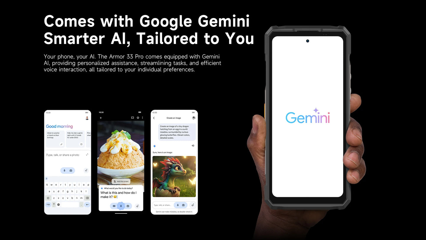 【Estreno mundial】Ulefone Armor 33 Pro 5G Teléfono resistente con batería de 25500 mAh, 512 GB de ROM, pantalla trasera de 6,59" y 3,4" a 120 Hz, NFC y Android.