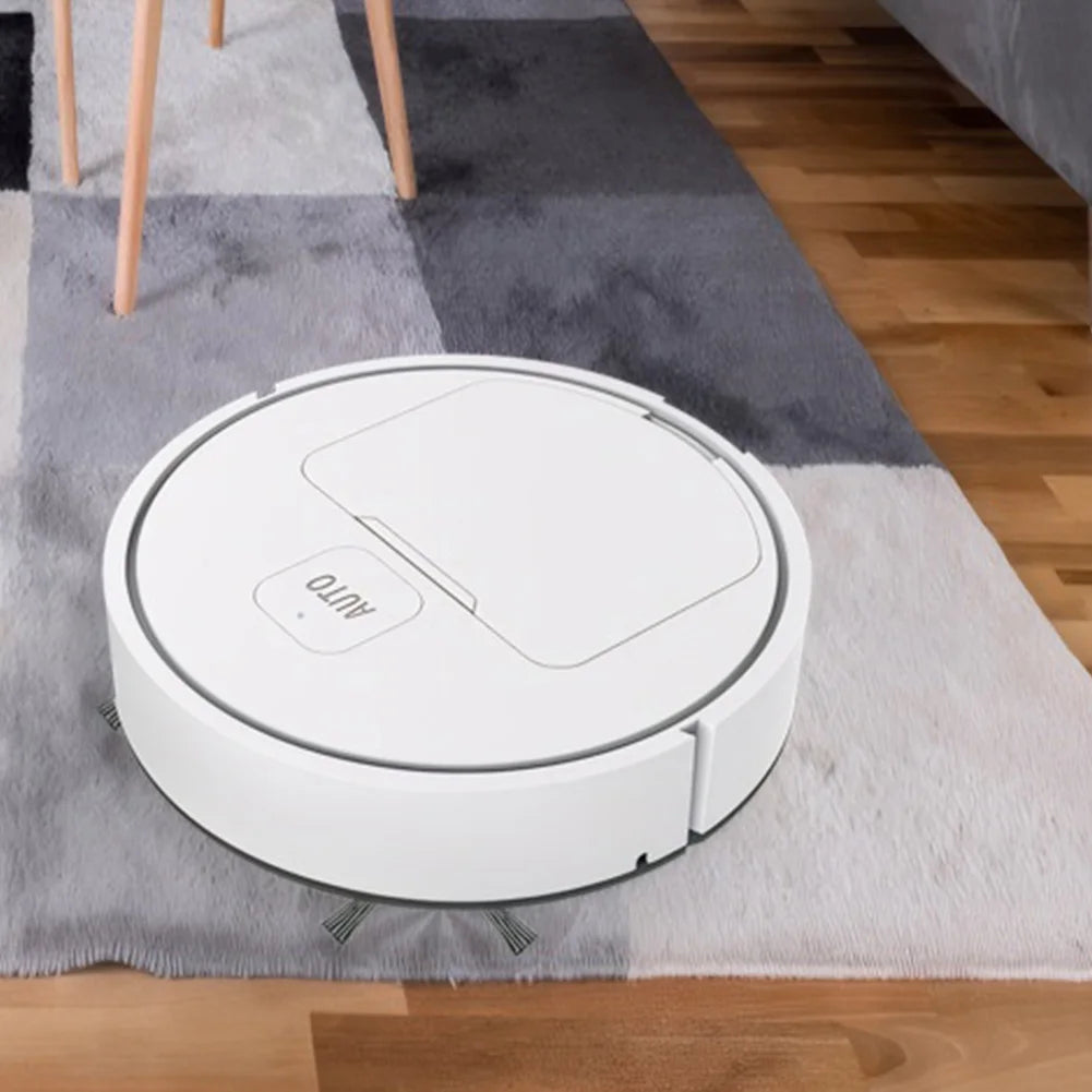 Robot aspirador 3 en 1 recargable por USB, navegación inteligente para evitar objetos, limpieza automática, barredora, robot barredor.