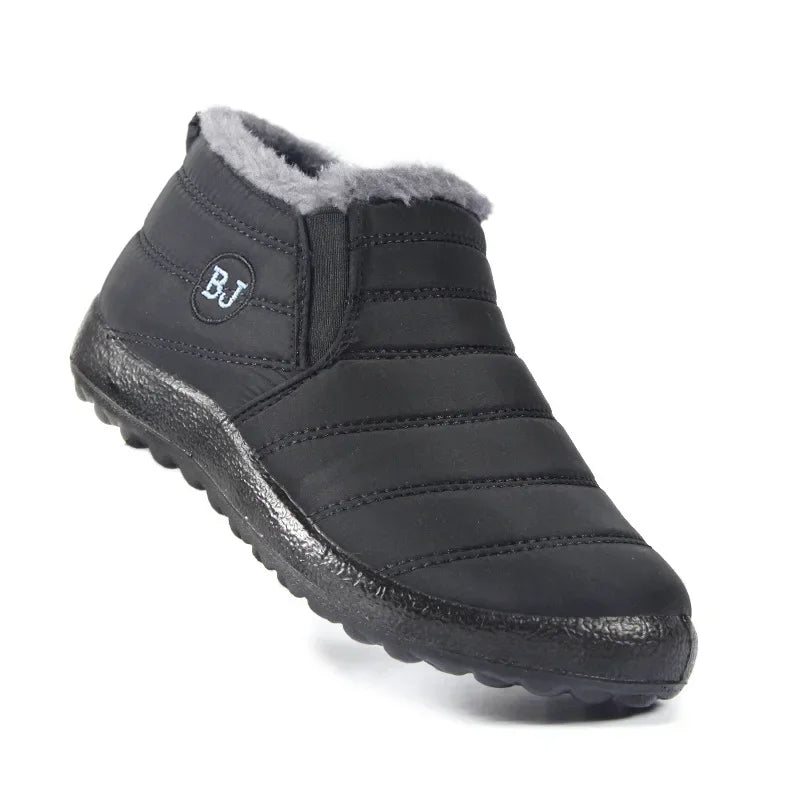 Botas de nieve para hombre, zapatos para exteriores, botas de invierno para hombre, botines de senderismo, zapatos impermeables para hombre, zapatos de trabajo, calzado