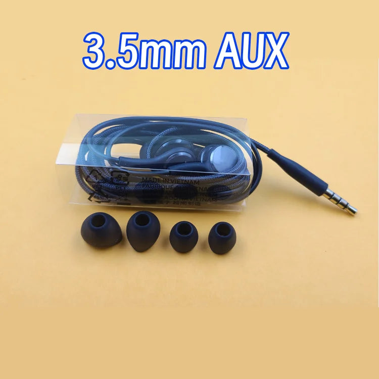 Auriculares con cable tipo C originales para Samsung S25, S24, S23, S22, S21 y S20, con conector de 3,5 mm, intraauriculares para Note 10, Xiaomi y Huawei VIVO.