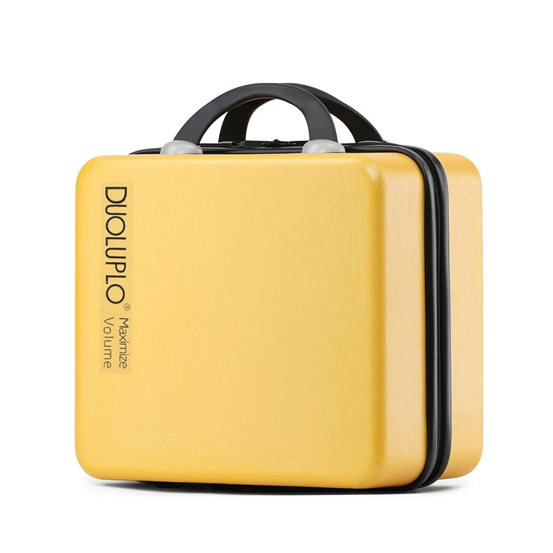 Maletas de viaje de cabina de 12/14/16 pulgadas, tamaño pequeño, estuches de maquillaje para mujer, maletín para hombre con cerradura TSA, equipaje de mano para caja de viaje