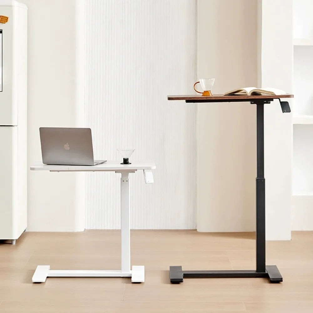 Mesita de noche móvil, escritorio de oficina para el hogar, mesas plegables para dormitorio de estudiantes, escritorio elevable para computadora, banco de trabajo móvil