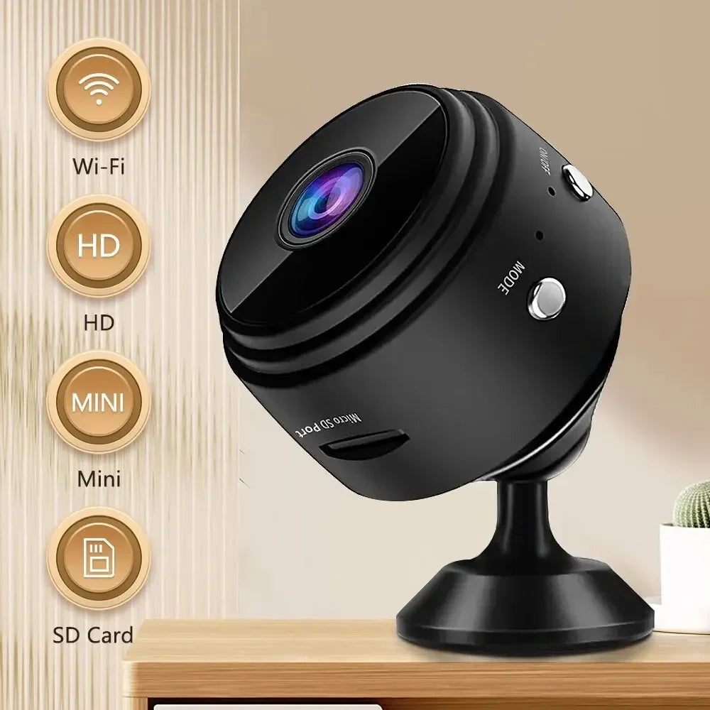 Mini cámara A9 de 2 MP, inalámbrica, con WiFi, para seguridad, monitor remoto, videocámaras, videovigilancia, hogar inteligente.