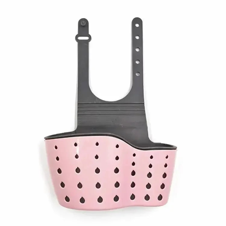 Cesta de drenaje para almacenamiento en el hogar, soporte para fregadero de cocina, estante ajustable para esponja y jabón, cesta de drenaje colgante, bolsa, accesorios de cocina