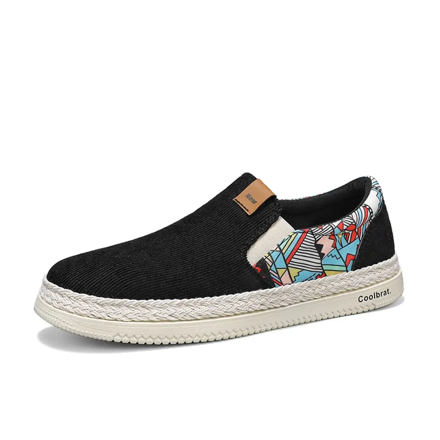 Zapatos planos sin cordones para hombre, informales, de pana de algodón, estilo náutico, transpirables, de caña baja, para suelo de cemento, zapatillas deportivas adecuadas