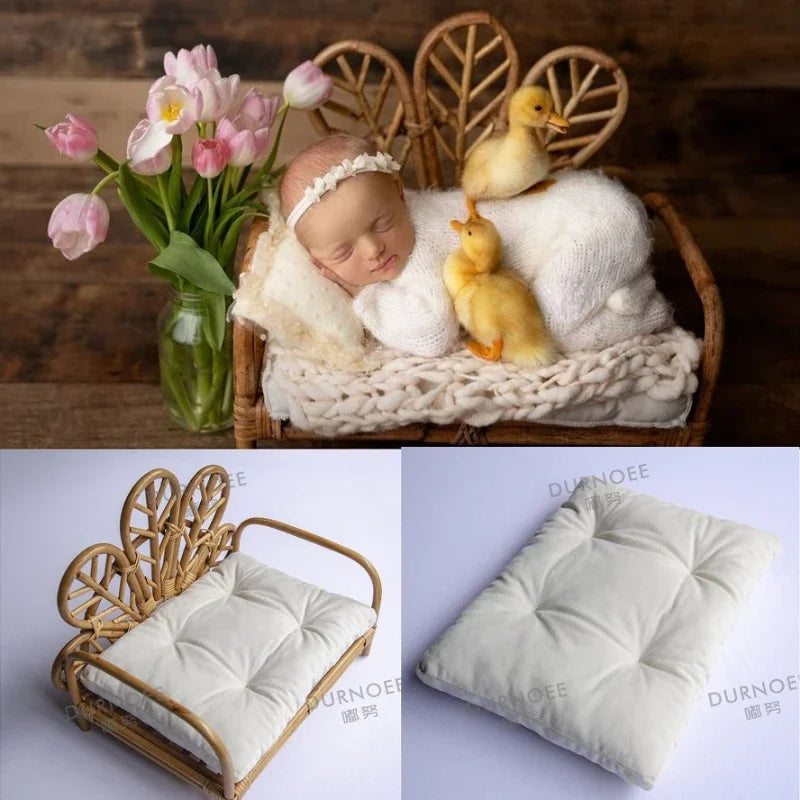 Silla para recién nacidos, accesorios para fotografía de recién nacidos, silla cama, cesta retro, tapete para fotografía, cojín de pose, accesorios para estudio de fotografía
